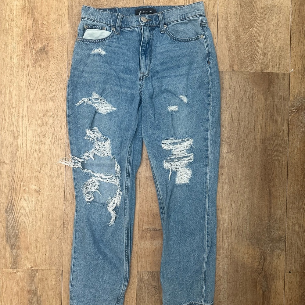 Aeropostale Distressed Blue Jeans